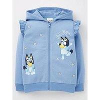 Bluey Zip Through Hoodie - Blue