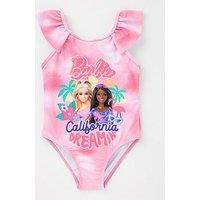 Barbie California Dreaming Frill Barbie Swimsuit - Pink