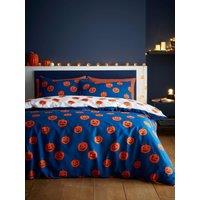 Catherine Lansfield Halloween Pumpkins Reversible Duvet Set
