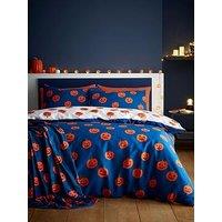 Catherine Lansfield Halloween Pumpkins Throw 130 X 170Cm