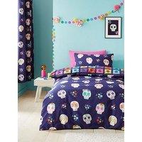 Catherine Lansfield Sugar Skull Fiesta Duvet Set- Single