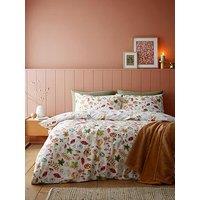 Catherine Lansfield Autumn Pumpkins Duvet Set - White