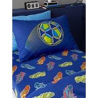 Catherine Lansfield Bright Football Fitted Sheet