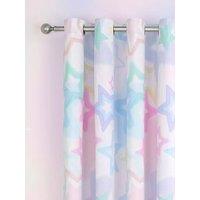 Catherine Lansfield Ombre Stars Reversible Eyelet Curtains