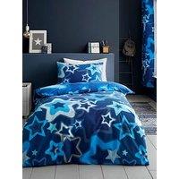 Catherine Lansfield Ombre Stars Reversible Duvet Cover Set