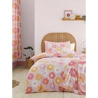Catherine Lansfield Retro Daisy Reversible Duvet Cover Set