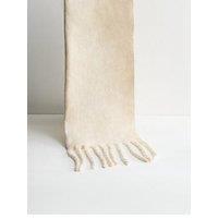 New Look Cream Brushed Fringed Scarf