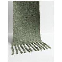 New Look Green Brushed Fringed Scarf