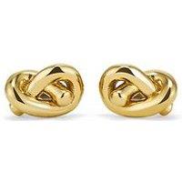 Olivia Burton Lovers Knot Gold Ip Stud Earrings