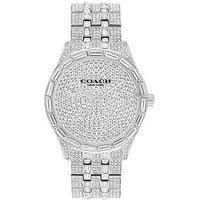 Coach Ladies Brooks Crystal Set Bracelet Watch