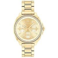 Coach Ladies Kitt Gold Ip Bracelet Watch