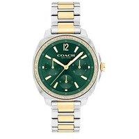Coach Ladies Kitt Two Tone Stainless & Gold Ip Bracelet Watch