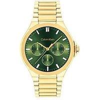 Calvin Klein Womens Calvin Klein Gold Plated Bracelet Watch