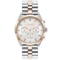 Olivia Burton 38Mm City Classic Stainless Steel & Rose Gold Multifunction Watch