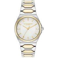 Olivia Burton 34Mm Lustre Stainless Steel & Gold Ip Watch