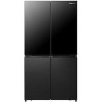 Hisense Pureflat Elite Rq5X560Sflef Cross Door American Fridge Freezer - Black Glass And Stainless Steel