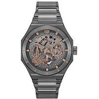 Hugo Gents #Grail Skeleton Ip Multifunction Bracelet Watch - Grey