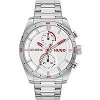 Hugo Gents #Fast Stainless Steel Multifunction Bracelet Watch