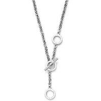 Olivia Burton Honeycomb Toggle Stainless Steel Necklace