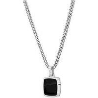 Boss Gents Odell Black Onyx Pendant Necklace