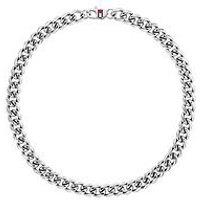 Tommy Hilfiger Mens Stainless Steel Curb Chain Necklace