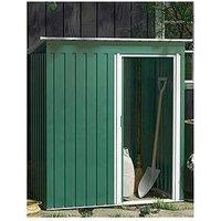 Outsunny 5 X 3Ft Shed With Sliding Door And Sloped Roof
