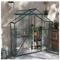 Outsunny 6 X 6Ft Polycarbonate Greenhouse, Large Walk-In Green House With Slide Door And Window