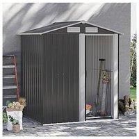 Outsunny Outdoor Storage Shed With Sliding Door 152 X 132 X 188Cm