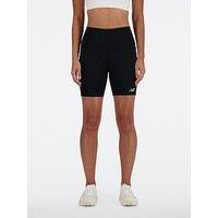 New Balance Womens Running Nb Harmony High Rise 6In Shorts - Black