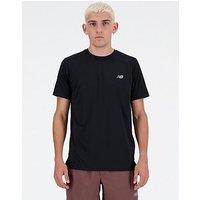 New Balance Mens Running Sport Essentials T-Shirt - Black