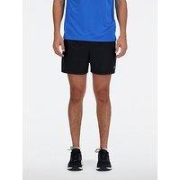 New Balance Men'S Running Sport Essentials 5 Inch Shorts - Black