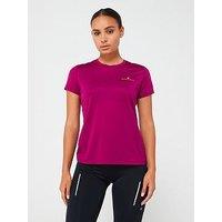 Ronhill Womens Tech Running Short Sleeved Tee-Purple