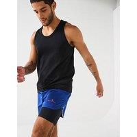 Ronhill Mens Tech Running 5Inch Twin Short-Blue