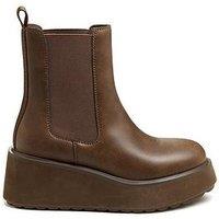 Rocket Dog Heyday Ankle Boots - Dark Brown