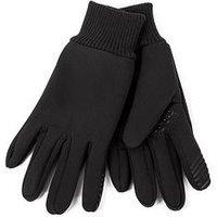 Totes Stretch Thermal Smartouch Gloves - Black