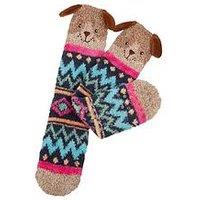 Totes Novelty Dog Super Soft Socks - Dog Print