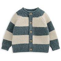 Mamas & Papas Baby Boys Stripe Cardigan - Blue