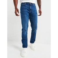 Tommy Hilfiger Denton Stretch Straight Fit Jeans - Mid Wash