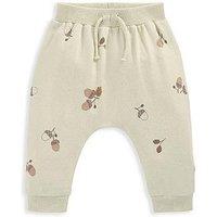 Mamas & Papas Baby Boys Acorn Printed Jogger - Cream