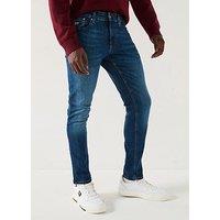 Tommy Jeans Austin Slim Fit Tapered Jeans - Dark Wash