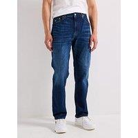 Tommy Jeans Ryan Straight Fit Stretch Jeans - Dark Wash