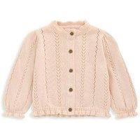 Mamas & Papas Baby Girls Knitted Cardigan - Pink