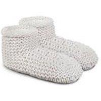 Totes Chunky Knitted Booties - Cream