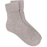 Totes Luxury Cashmere And Wool Blend Ankle Socks - Mink