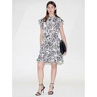 Religion High Neck Shift Dress - Multi