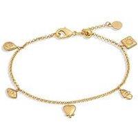 Katie Loxton Boheme Waterproof Gold Charm Bracelet