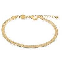Katie Loxton Ciana Waterproof Gold Snake Chain Bracelet