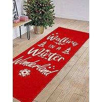 Winter Wonder Red Christmas Runner