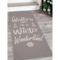 Winter Wonder Grey Christmas Runner