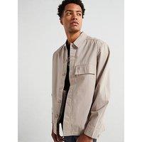 Calvin Klein Jeans Clean Cotton Overshirt - Grey